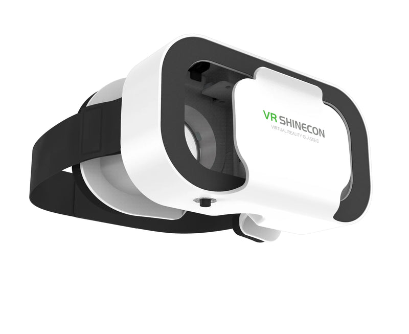 Óculos de realidade virtual VR SHINECON com campo de visão de 85 graus, compatível com óculos de realidade virtual leves de 4,7 a 6 polegadas para crianças