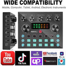 Kit Profissional V8S - Sound Card Mixer BM800 Lives Podcast
