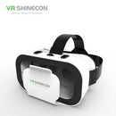 Óculos de realidade virtual VR SHINECON com campo de visão de 85 graus, compatível com óculos de realidade virtual leves de 4,7 a 6 polegadas para crianças