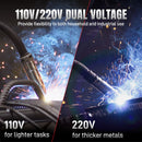 ANDELI 110V/220V  MIG-145   MMA TIG Flux and Gas  MIG Welder