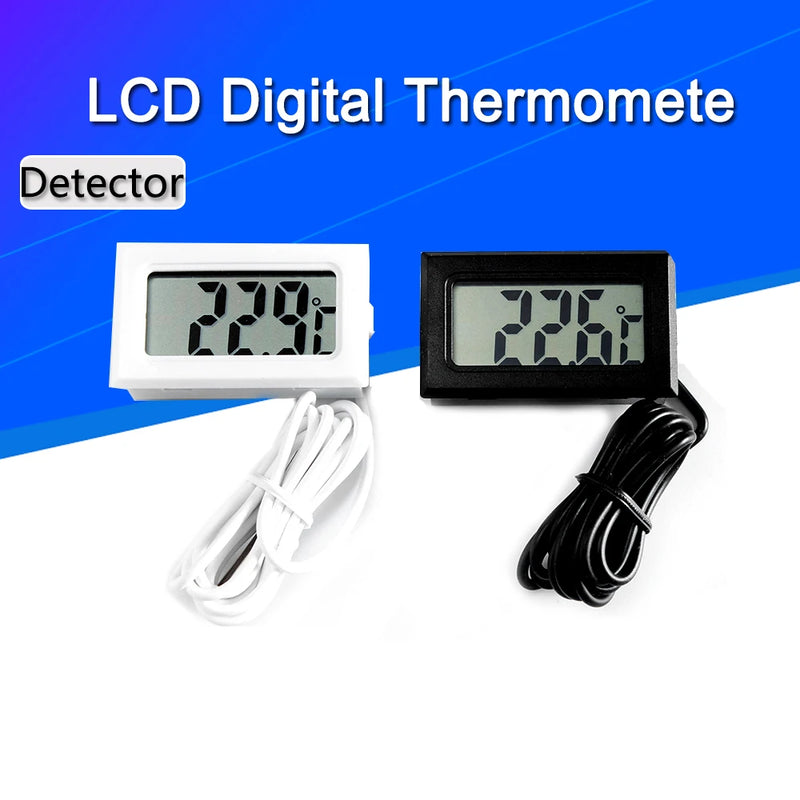 Termômetro digital lcd para temperatura do freezer ou outros-50 ~ 110 graus geladeira termômetro e sonda à prova d'água ao ar livre