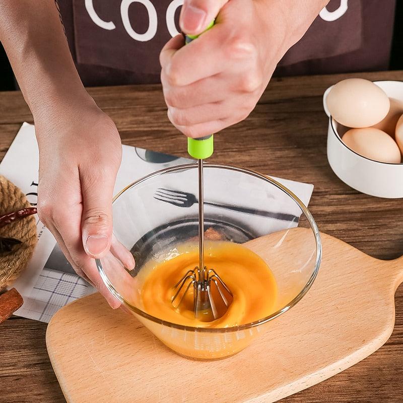 Batedor Mix Aço Inoxidável - Semi Automático para Cozinha