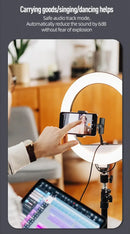 Microfone de lapela duplo para celular sem fio iphone android tipo c cor android Woosh Premium