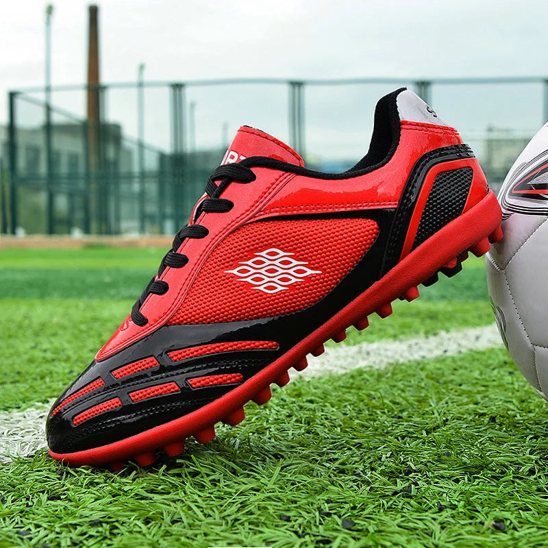 Chuteiras de futebol unisex, em couro, tamanhos variados, produto TOP