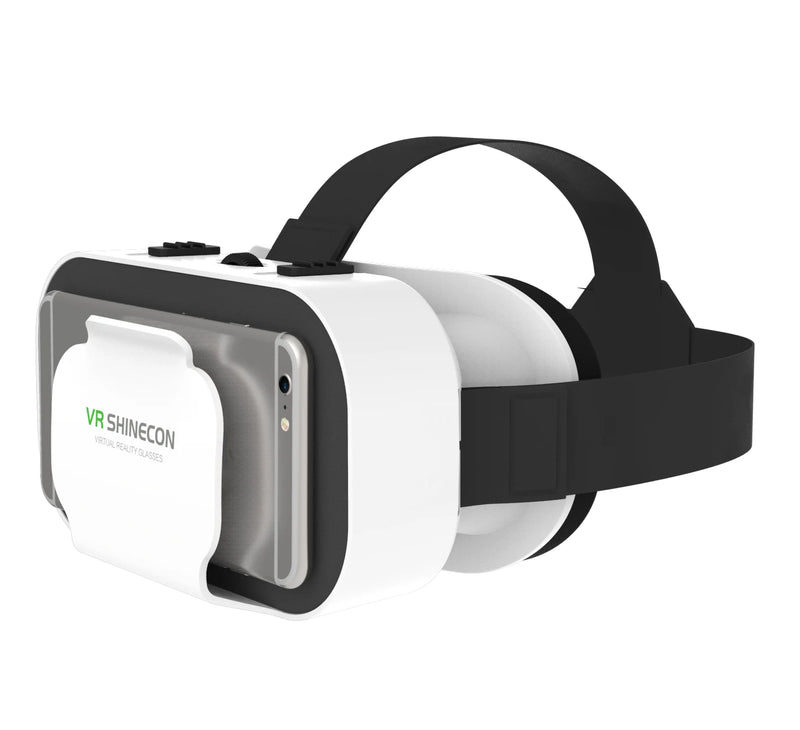 Óculos de realidade virtual VR SHINECON com campo de visão de 85 graus, compatível com óculos de realidade virtual leves de 4,7 a 6 polegadas para crianças