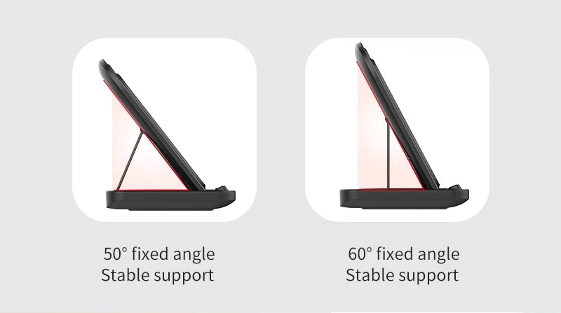 Carregador 3 em 1 Wireless portátil, dobrável para celulares, fone de iouvido e smartwatch - muito útil