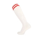 Thickened Anti-Slip Professional Soccer Football Socks for Men Long Sleeve Kids Over Knee Student Striped Sports