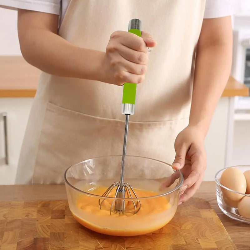 Batedor Mix Manual Inox - MENOR PREÇO! Ovos, Molhos e Massas