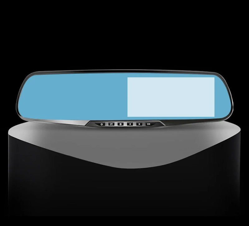 Zuidid gravador de condução carro dvr espelho retrovisor lente dupla gravador carro 1080p ips câmera dianteira e traseira registrador caixa preta novo