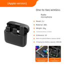 Ulanzi One-to-Two Radio Wireless Microphone Mobile Phone Recording Vlog Excellent Basket J12 Little Bee Collar Microphone