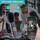 Microfone de lapela sem fio mini portátil microfone de gravação de áudio e vídeo para iphone android transmissão ao vivo jogos