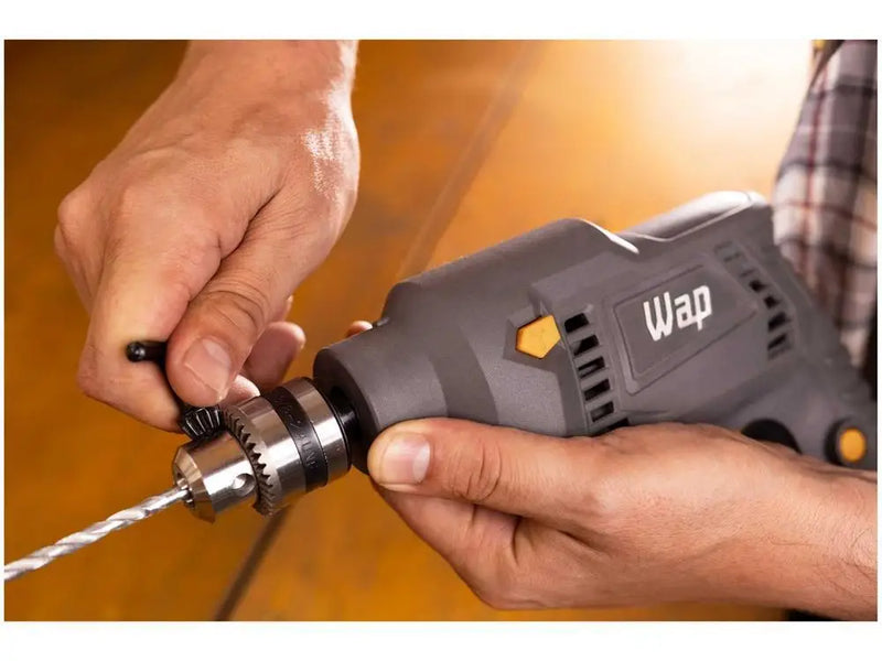 Furadeira Impact Drill and Screw Machine with Case Wap 700W  12 Pieces WF 700K10