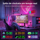 LED DIY Matrix Pixel Panel Led Display 1/2PCS Truck Eye Car Sign Animation Bluetooth App Control Programmable Flexible Screen