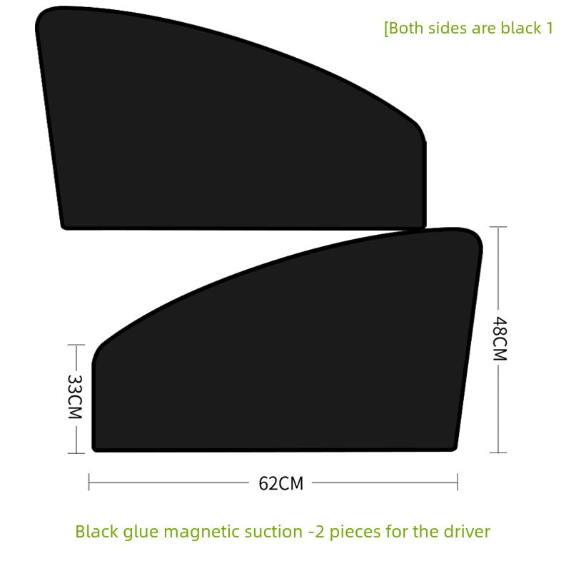 Auto Cortina Sunshade Magnetica para carro Protetor solar