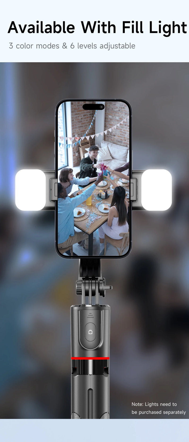 Selfie Stick F15 Bluetooth 68cm - Controle Remoto MENOR PREÇO!