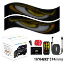 ZSQHET Car Sign Bluetooth APP LED Matrix Pixel Panel Night Light DIY Programmable Flexible LED Display For Car Store Hotel Bar
