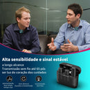 Ulanzi J12 Microfone de lapela sem fio Gravação de áudio e vídeo Mini microfone Plug Play para smartphone Android iPhone Transmissão ao vivo