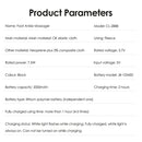 Aquecimento elétrico massageador de pulso compressa quente vibração pulso/chapéu mão guarda almofada aquecimento pulseira recarregável