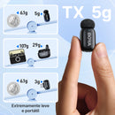 Microfone Boya iPhone 15/16 iPad Android - Sem Fio Profissional