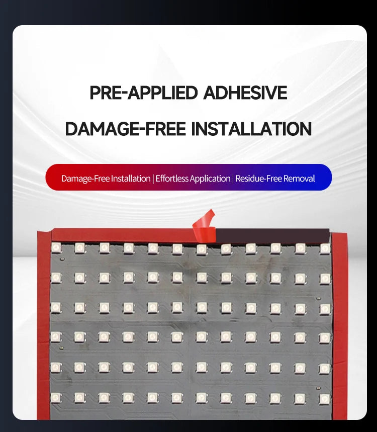 Caminhão olhos matriz pixel painel tela de exibição flexível carro graffiti rolagem texto animação loja lembrete luz grande caminhão luz