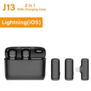 Microfone Lapela Sem Fio - Plug Play iPhone Android Tipo-C