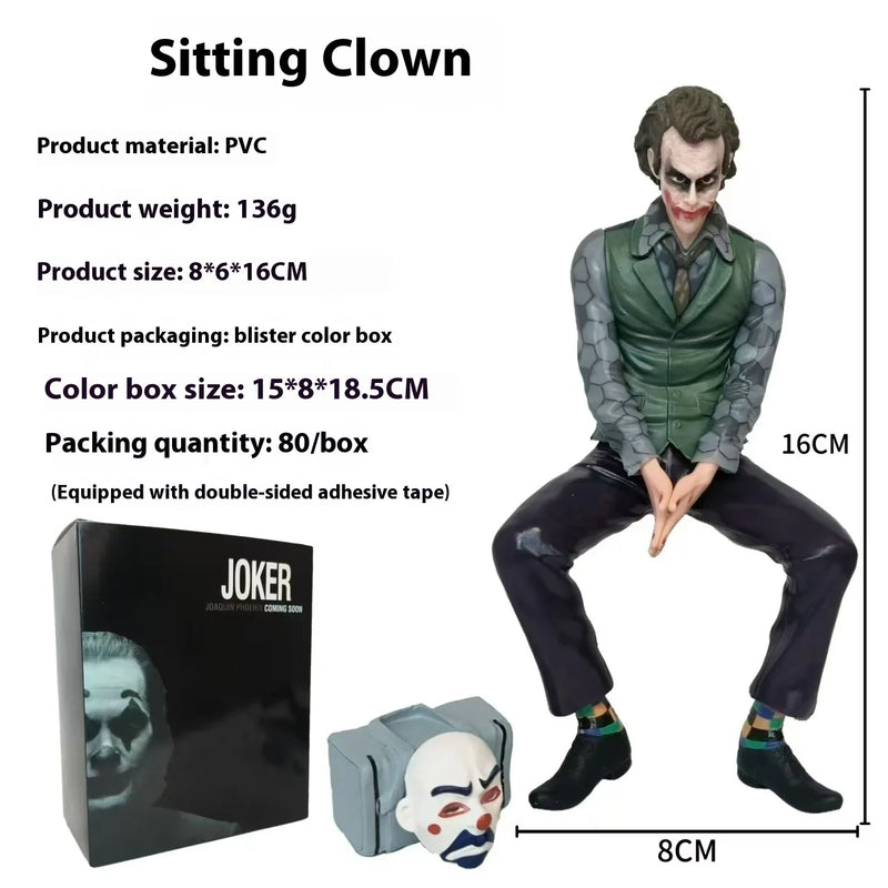 Boneco Colringa 16cm postura sentada para carro, decoração, colecionável