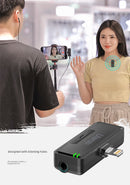 Ulanzi One-to-Two Radio Wireless Microphone Mobile Phone Recording Vlog Excellent Basket J12 Little Bee Collar Microphone