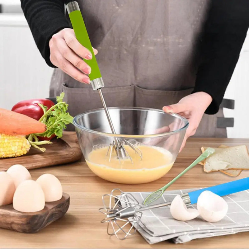 Batedor Mix Manual Inox - MENOR PREÇO! Ovos, Molhos e Massas