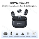 Microfone Boya iPhone 15/16 iPad Android - Sem Fio Profissional
