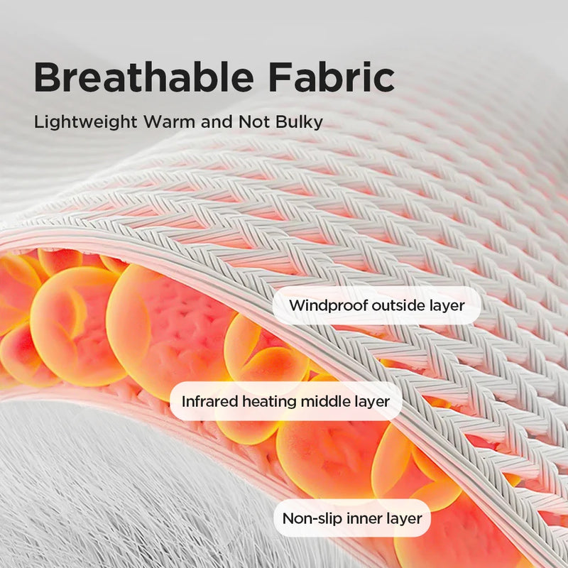 Aquecimento elétrico massageador de pulso compressa quente vibração pulso/chapéu mão guarda almofada aquecimento pulseira recarregável