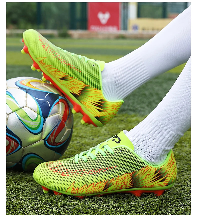 Teenager Sports Training Professional Soccer Shoes Kid Broken Nail Comfortable Sports Shoes Adult Long Nail Sports Soccer shoes