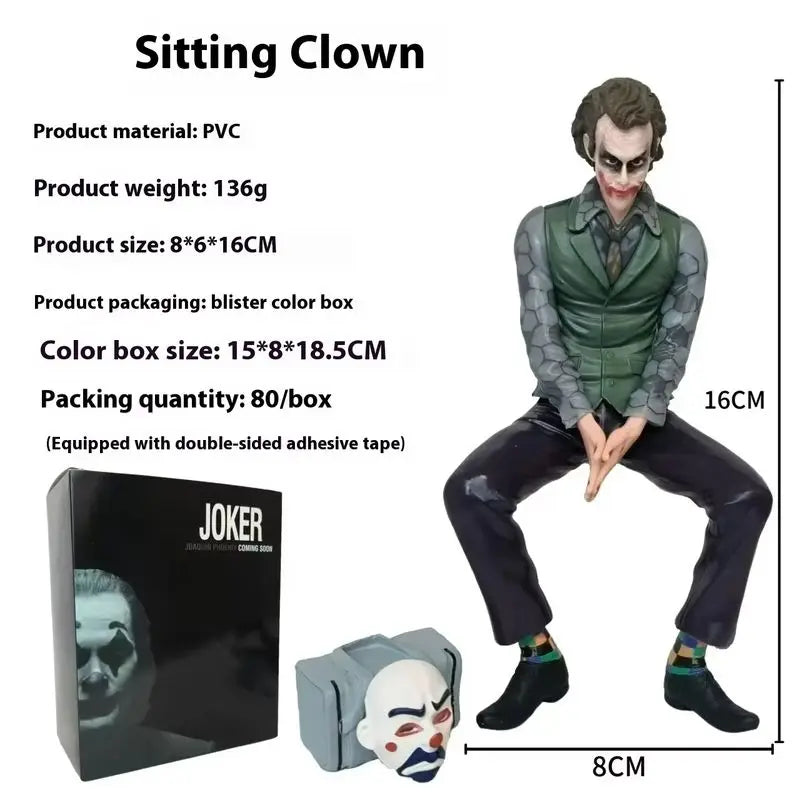 Boneco Colringa 16cm postura sentada para carro, decoração, colecionável