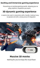 3D VR Glasses Headset Head-Mounted Adjustable VR For 4.7-6.1 Inches Android Smart Phones Virtual Reality Movie Game Helmet
