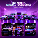 LED DIY Matrix Pixel Panel Led Display 1/2PCS Truck Eye Car Sign Animation Bluetooth App Control Programmable Flexible Screen