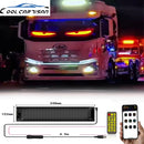 Olho digital para caminhão pára-brisa rolagem display led led engraçado olho bluetooth app controle programável sinais de exibição luz