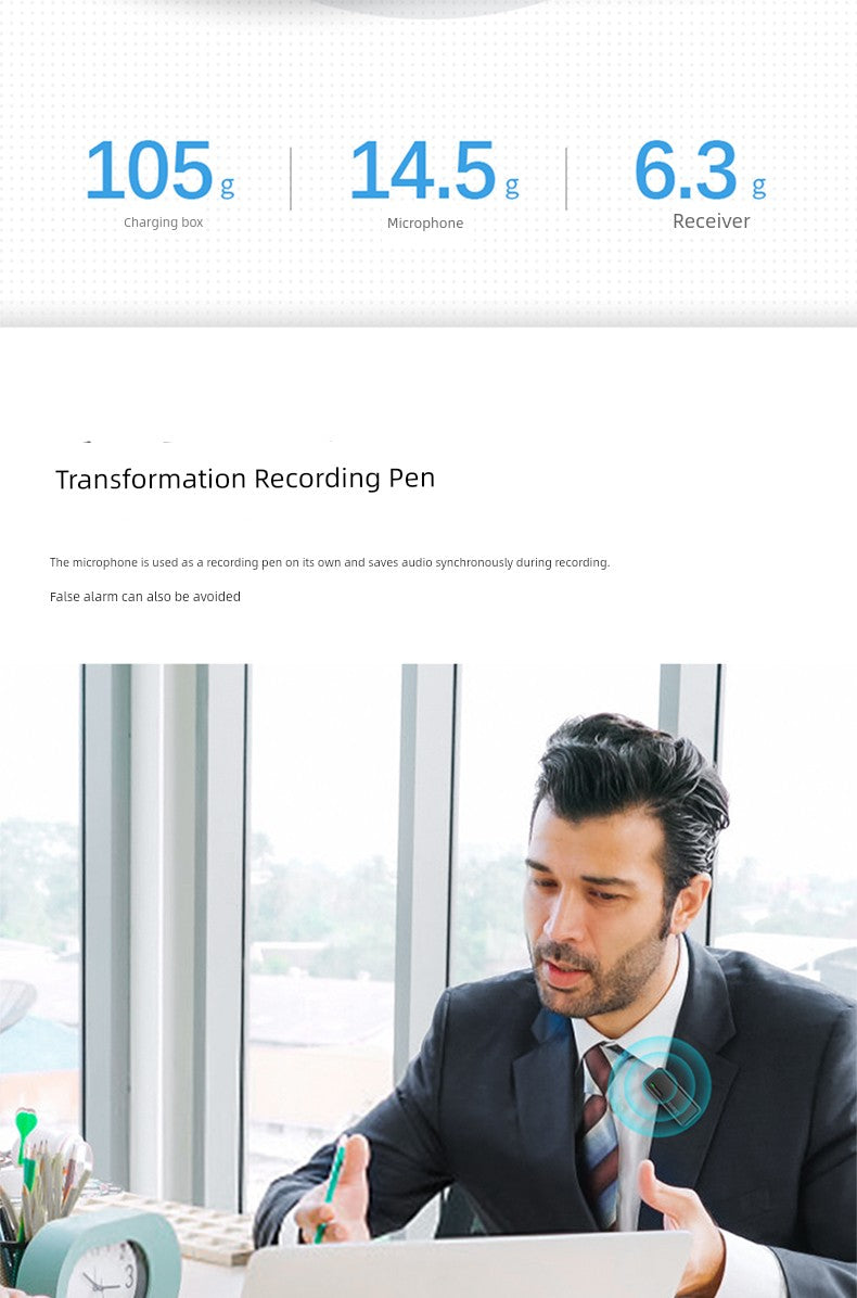 Ulanzi One-to-Two Radio Wireless Microphone Mobile Phone Recording Vlog Excellent Basket J12 Little Bee Collar Microphone