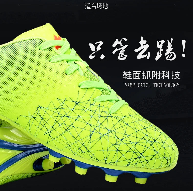 Teenager Sports Training Professional Soccer Shoes Kid Broken Nail Comfortable Sports Shoes Adult Long Nail Sports Soccer shoes