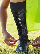 Caneleira de futebol infantil