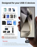 Mini Microfone de lapela sem fio BOYA com cancelamento de ruído para iPhone iPhone15-16 iPad Android Tipo C Smartphone, Câmera, YouTube Jogo Áudio ao vivo Gravação de vídeo Entrevista Vlog Transmissão sem fio 100m