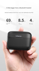 Ulanzi One-to-Two Radio Wireless Microphone Mobile Phone Recording Vlog Excellent Basket J12 Little Bee Collar Microphone