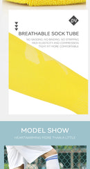 Thickened Anti-Slip Professional Soccer Football Socks for Men Long Sleeve Kids Over Knee Student Striped Sports