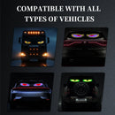 Caminhão olhos matriz pixel painel tela de exibição flexível carro graffiti rolagem texto animação loja lembrete luz grande caminhão luz