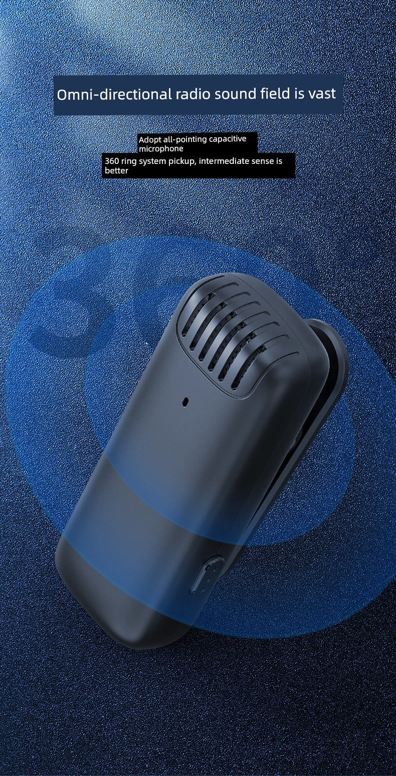 Ulanzi One-to-Two Radio Wireless Microphone Mobile Phone Recording Vlog Excellent Basket J12 Little Bee Collar Microphone