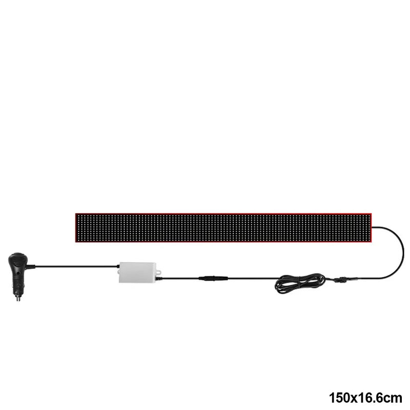 Carro caminhão pára-brisa olhos do diabo led matriz pixel painel tela macia luz animação display 12v 24v tela led luz