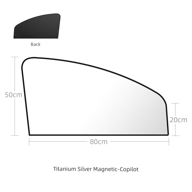 Auto Cortina Sunshade Magnetica para carro Protetor solar