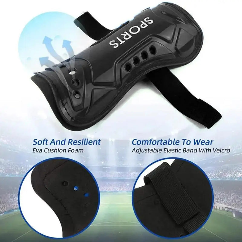 Caneleira de futebol infantil