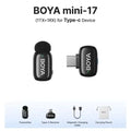 Microfone Lapela Boya Sem Fio - iPhone iPad Android Tipo-C