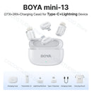 Microfone Boya iPhone 15/16 iPad Android - Sem Fio Profissional