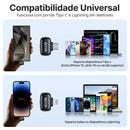 Microfone Boya iPhone 15/16 iPad Android - Sem Fio Profissional
