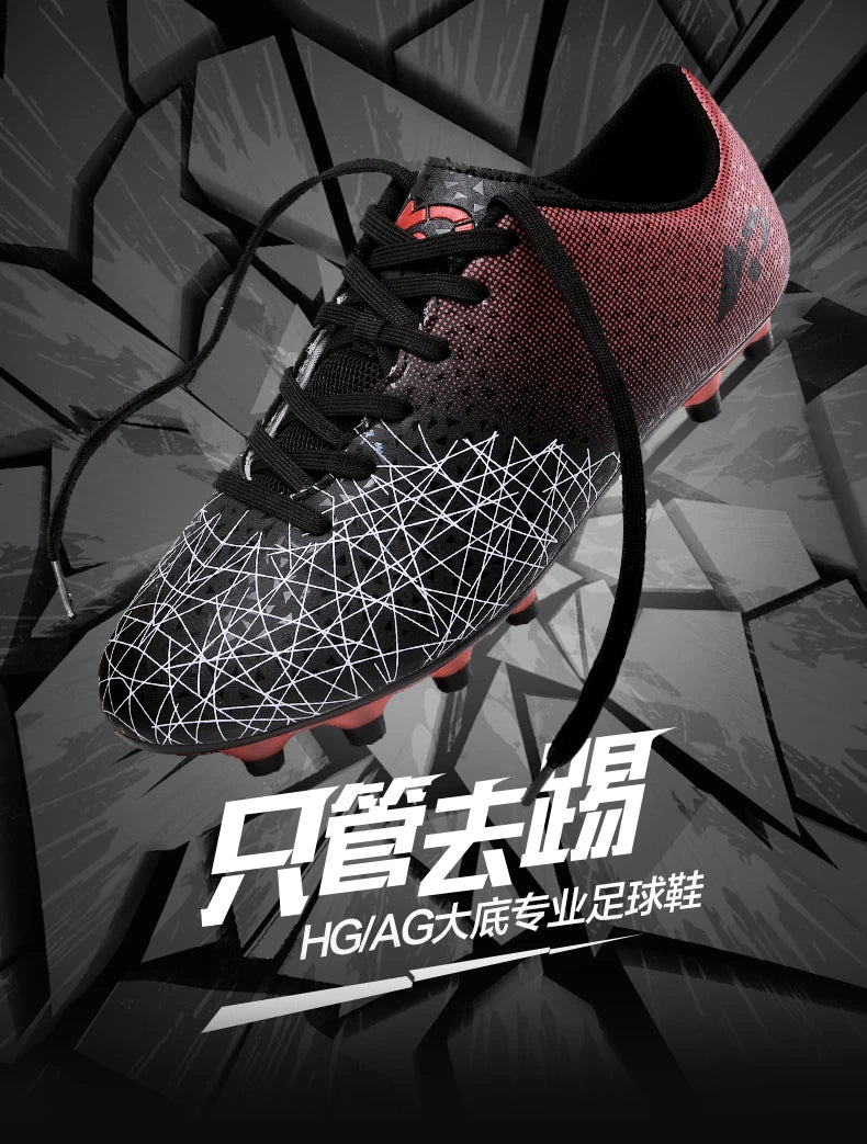 Teenager Sports Training Professional Soccer Shoes Kid Broken Nail Comfortable Sports Shoes Adult Long Nail Sports Soccer shoes